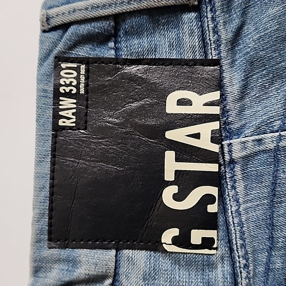 G-STAR RAW Lock Tapered Fit Custom Aged Low Rise Jeans - Picture 11 of 14